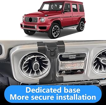 Car Phone Holder for Mercedes Benz G-Class 2025 2026 G550 G580 G63 W463 G Wagon Auto Interior Accessories Best Cell Phones Mount Cellphone Mobile Cradle Charging Navigation Screen Stand
