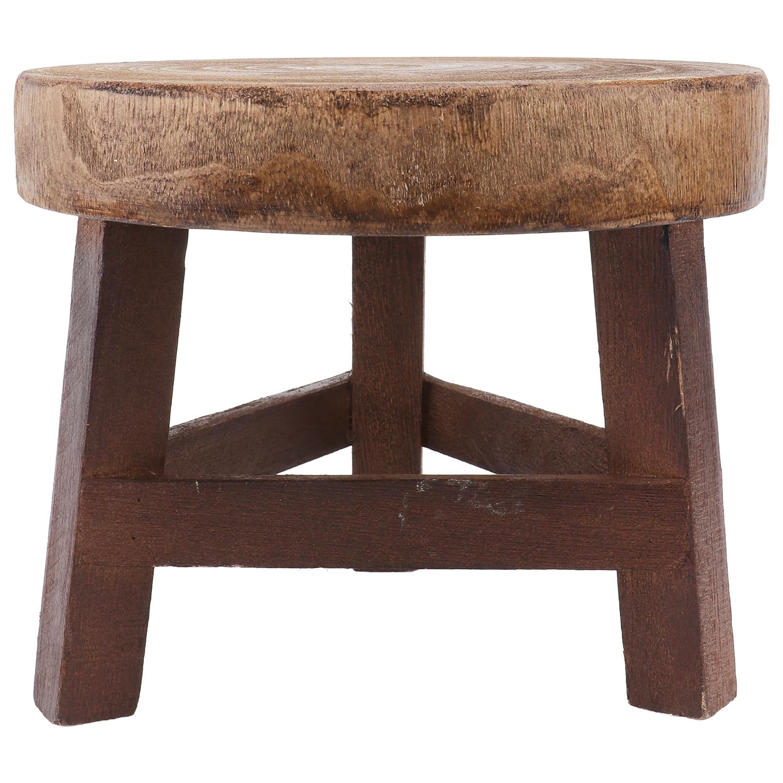 Support pour plantes en bois rond TIDTALEO tabouret jardin 3 pieds
