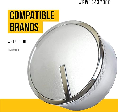 Miniatura 2 de WPW10437088 W10437088 - Conjunto de perilla de control  Piezas compatibles con estufa de hidromasaje  Sustituye a AP6021400 3020323 PS11754724  El