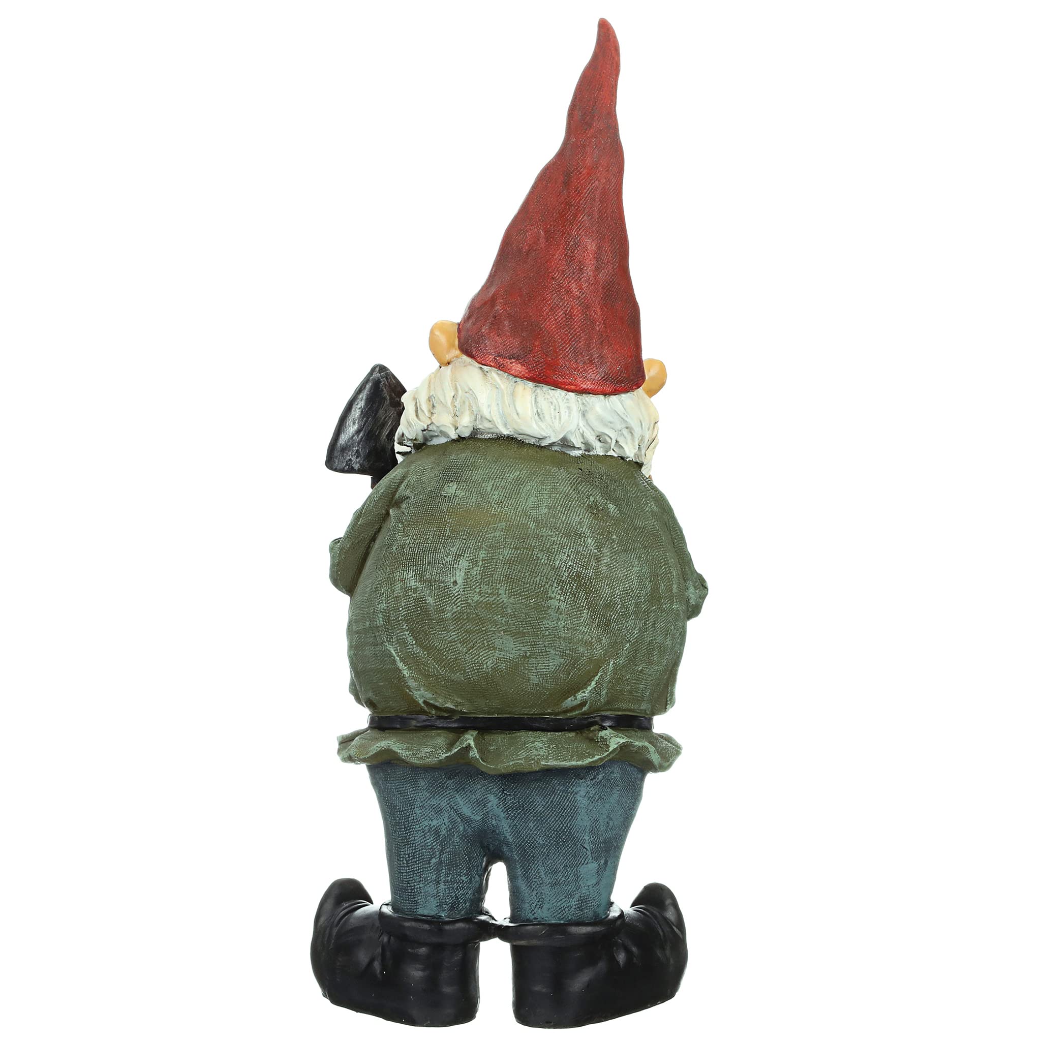 Design Toscano QM211261 Garden Gnome Statue - Dagobert avec des cadeaux jardin Gnome - Pelouse Gnome