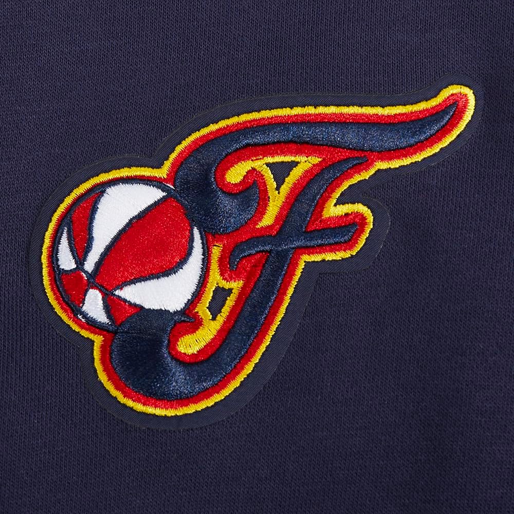 Pro Standard Womens WNBA Indiana Fever Classic Player Name And Number Brushed Back French Terry Crewneck Sweatshirt