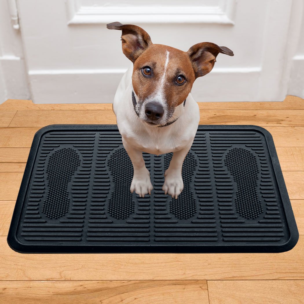 SafetyCare Rubber Shoe & Boot Tray - Multi-Purpose - 24 x 16 Inches - 1 Mat