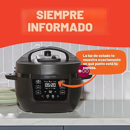Miniatura 4 de Instant Pot 4QT RIO Mini olla multicocción 7 en 1, olla a presión, cocción lenta, salteado, vapor, arrocera, yogur y calentador, negro, 4 cuartos de