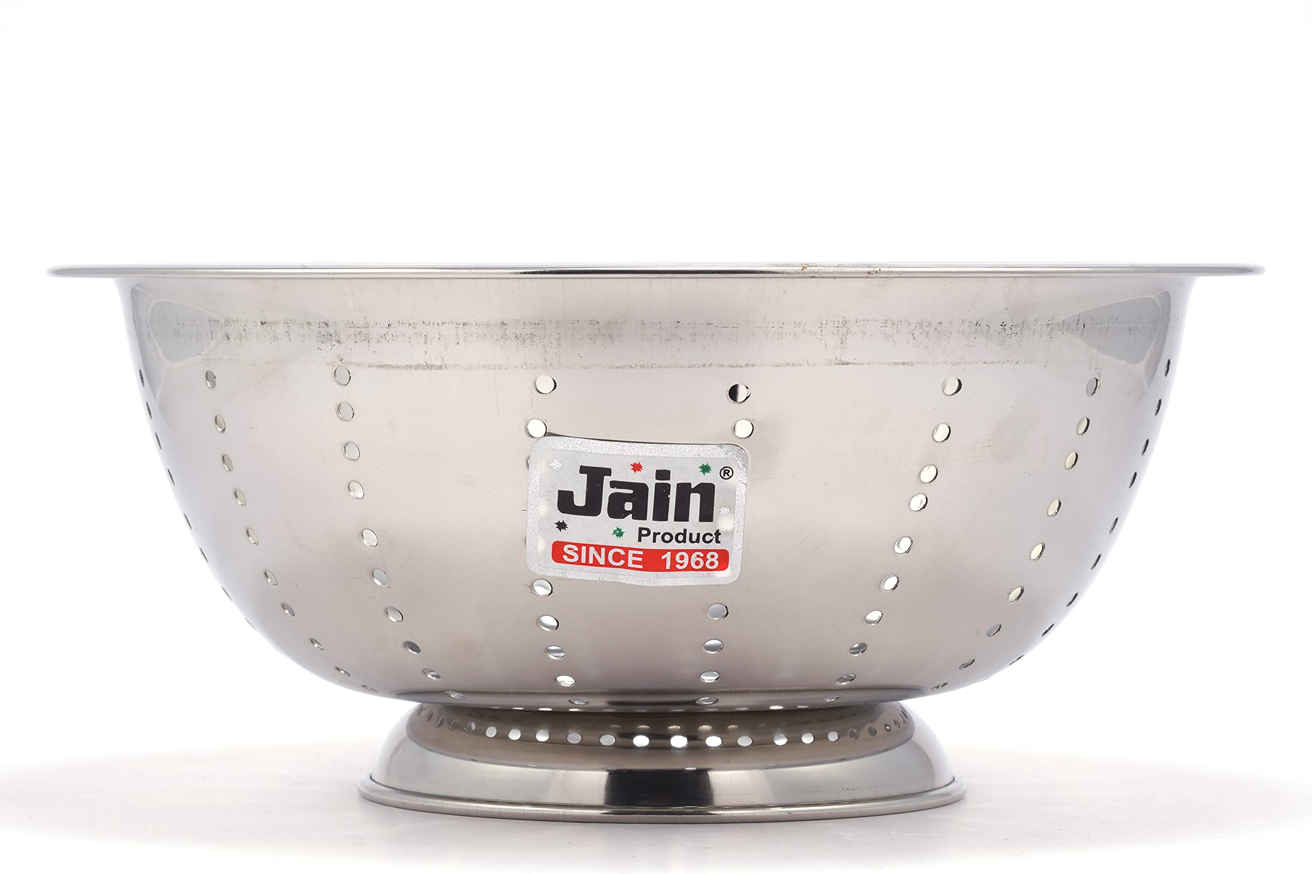 Jain Italian Fruit & Vegetable Strainer - Silver (Dia - 10 inches) - Image 2 thumbnail