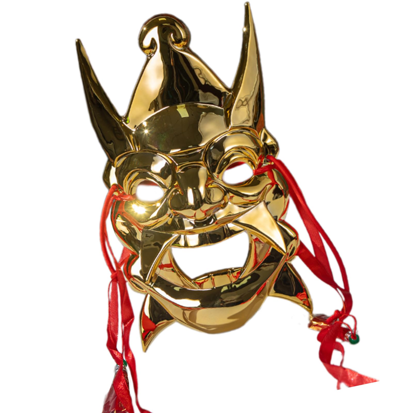 Kalttoy Men's A Metallic Halloween Masquerade Full Face For Dult Wo Masquerades Halloween Cosplay Ccessory Ethnic