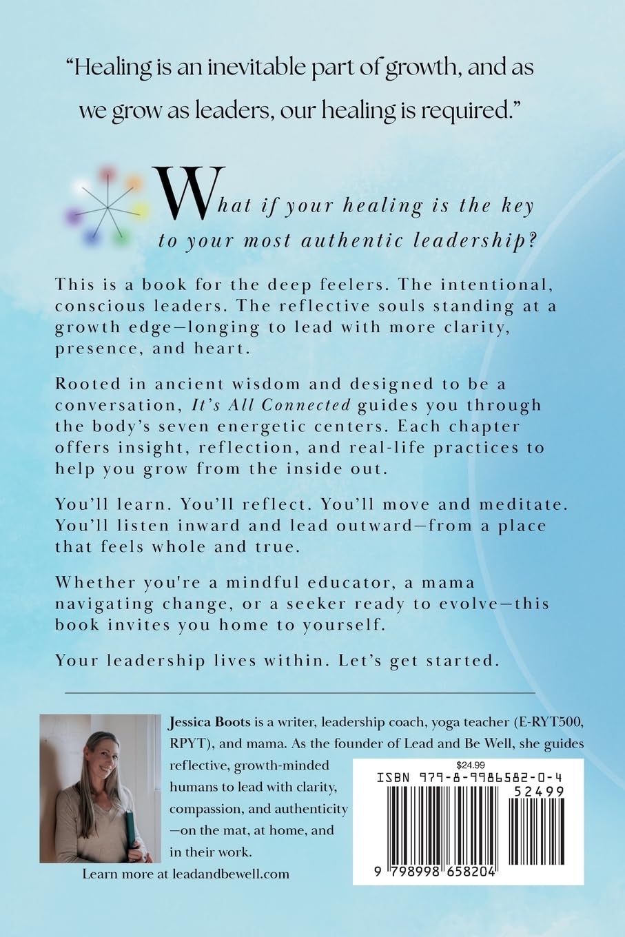 It's All Connected: An Interactive Leadership and Healing Journey Through the Chakras      Paperback – September 1, 2025