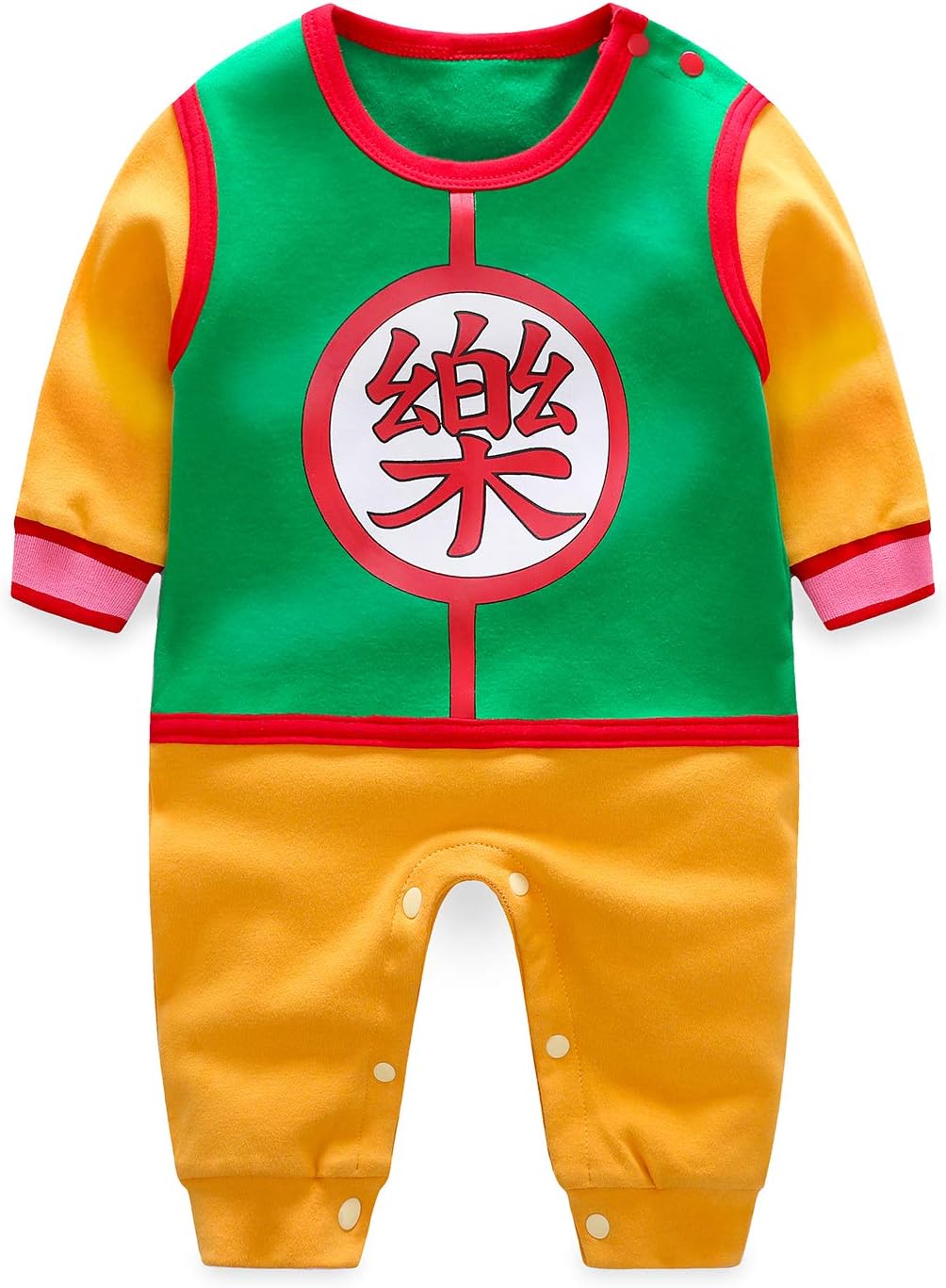 Newborn Long Sleeve Baby Boy and Girls Rompers Costume Jumpsuit Baby Clothes (Green, 12-24 Months)