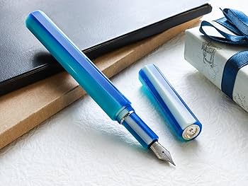 ワンチャー万年筆カレイドクィーン Amazon | WANCHER 万年筆 カレイドクイーン万年筆 深山水