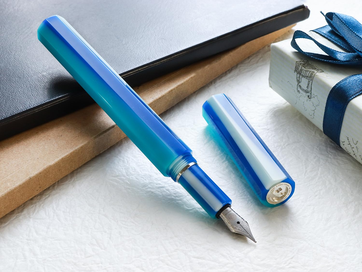 Amazon | WANCHER 万年筆 カレイドクイーン万年筆・ 水天 KALEIDO