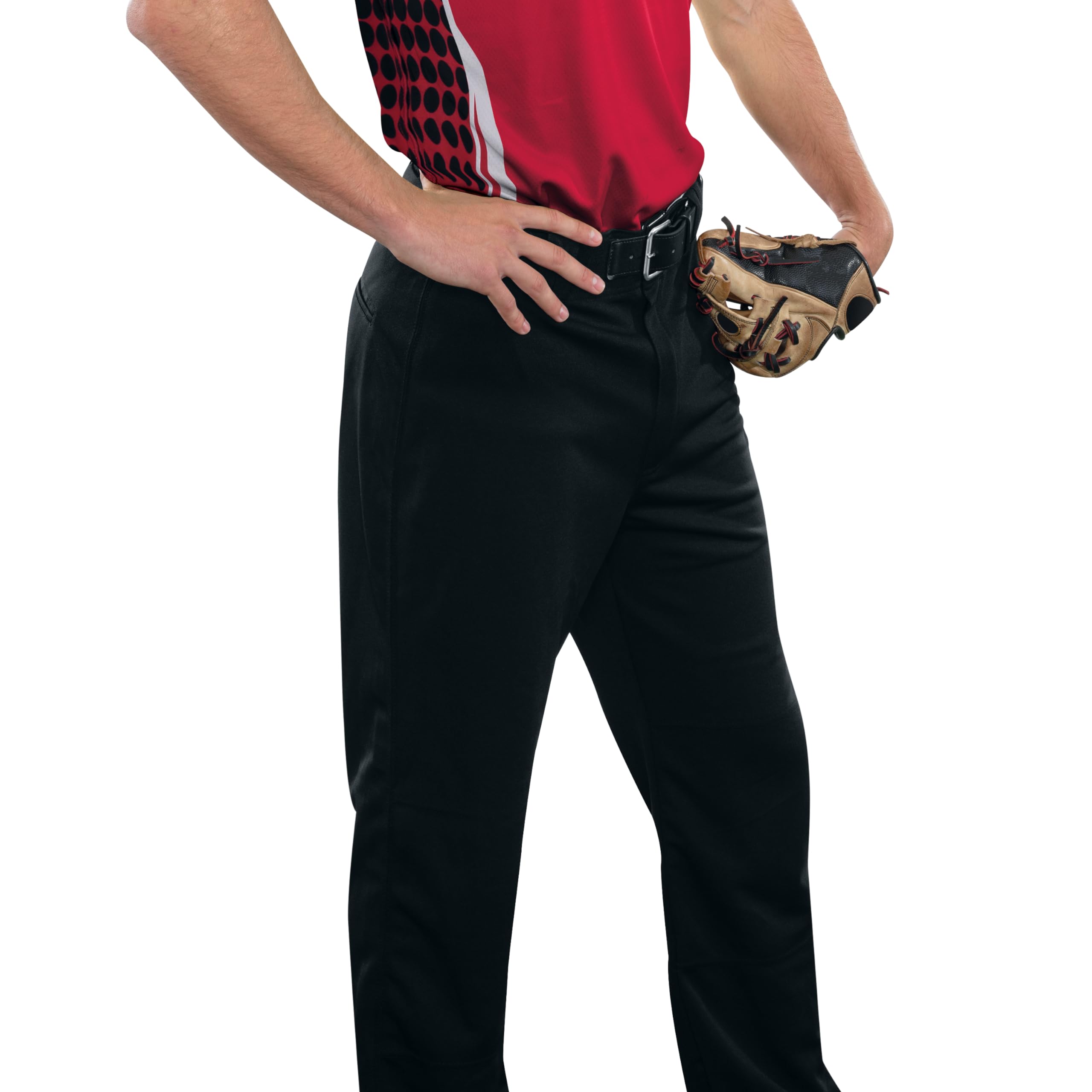 Russell Athletic Boot Cut Game Pant, Reinforced Knees, Stretch Fabric, Two Back Pockets Pantalons Homme