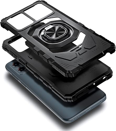 Miniatura 4 de Funda diseñada para Motorola Moto G 5G 2023 con protector de pantalla [vidrio templado], funda protectora a prueba de golpes [grado militar] con