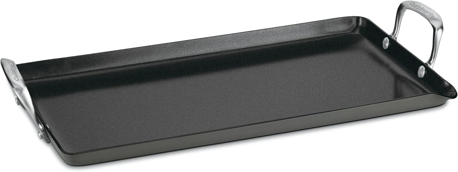 Cuisinart GG45-25 GreenGourmet Hard-Anodized Nonstick Double-Burner Griddle