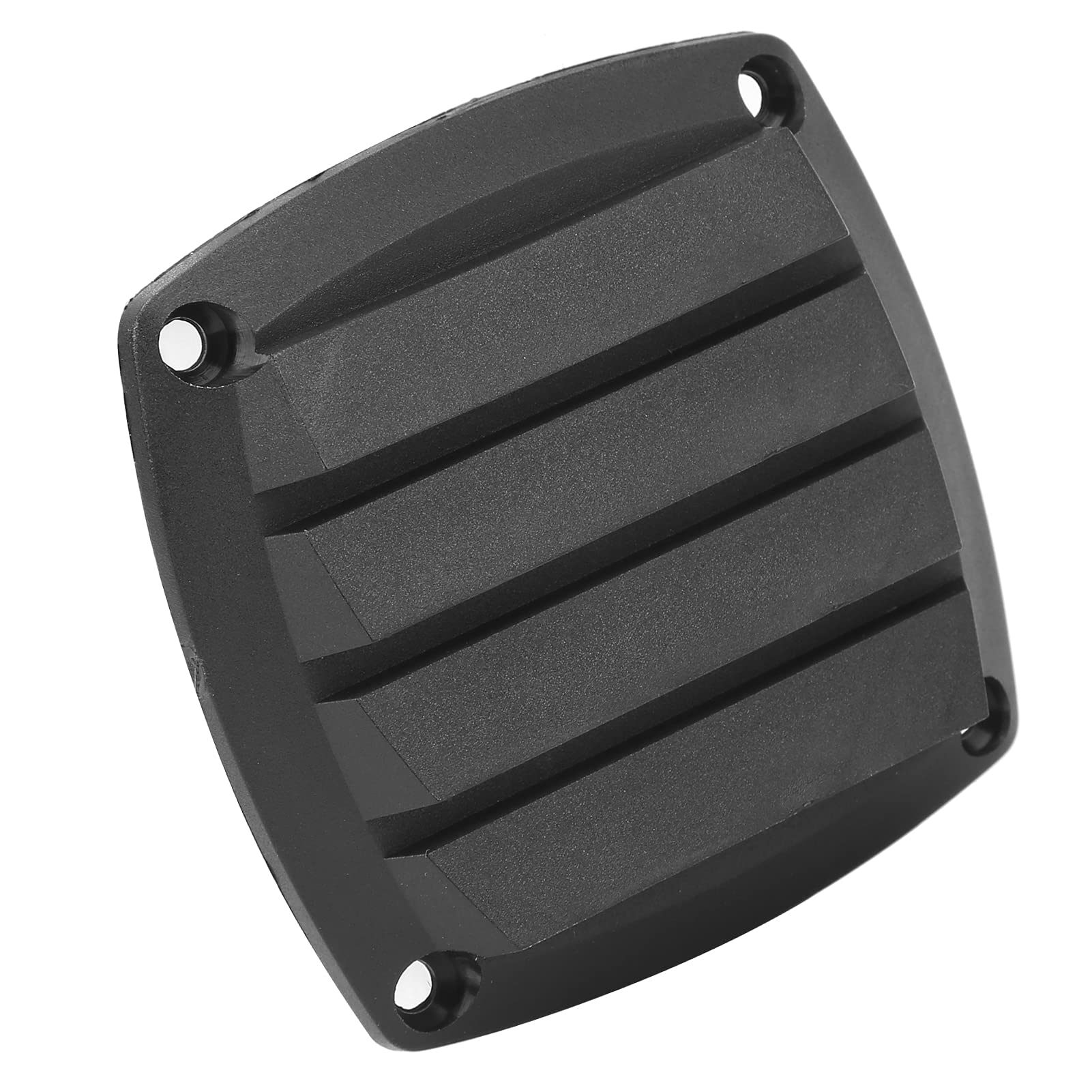 Frenma - Griglia di sfiato per barche, 8,5 x 8,5 cm, colore: Nero