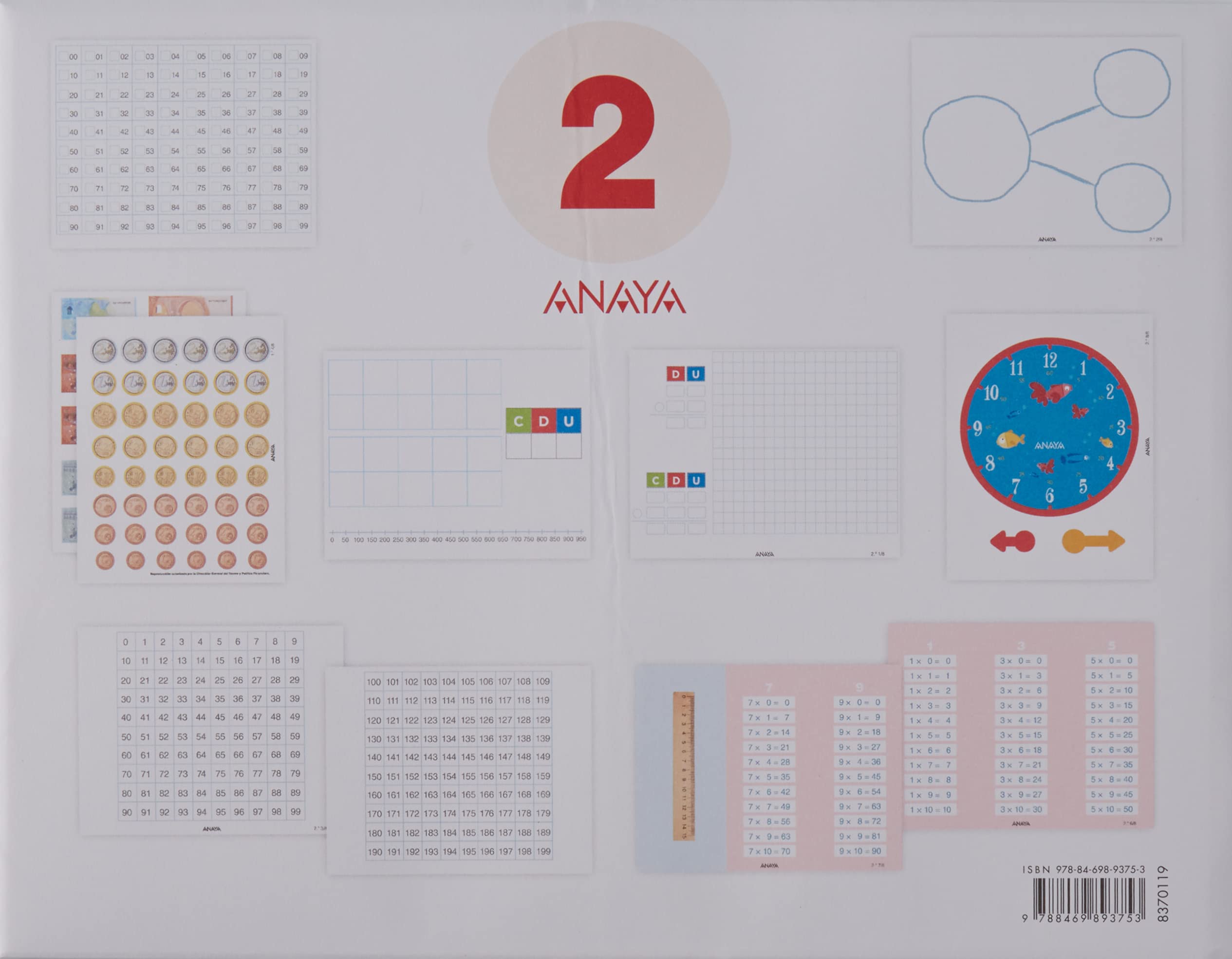 Matemáticas 2. (Incluye material manipulativo)