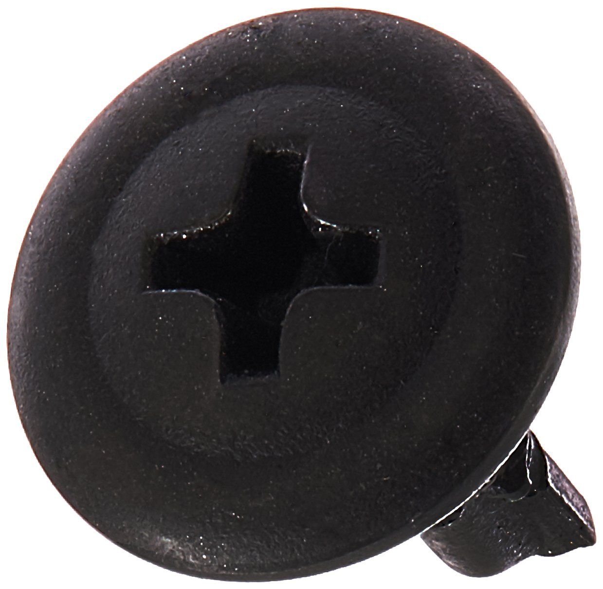 Small Parts 0808KPMB Steel Self-Drilling Screw, Black Phosphate Finish, Modified Truss Head, Phillips Drive, #2 Drill Point, #8-18 Thread Size, 1/2" Length (Pack of 100)