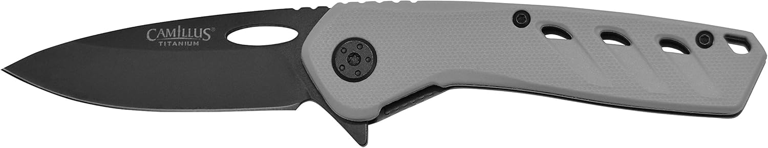 Camillus 6.75-Inch EDC Folding Hunting & Camping Knife - G10 Handle