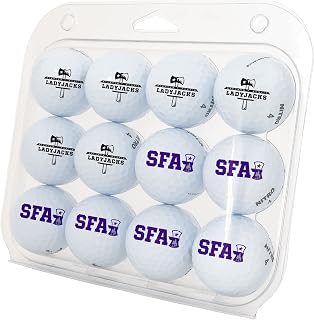 Desert Cactus Stephen F. Austin State University Dozen Golf Balls - Full Color 12 Pack, SFA Lumberjacks Officially Licensed Gear