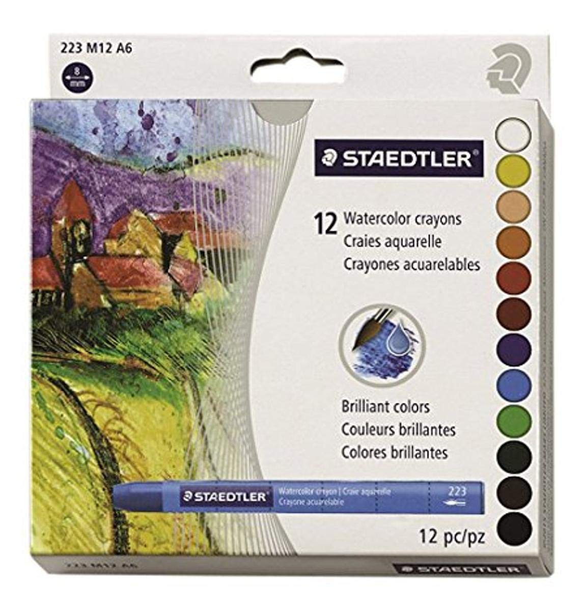 Staedtler Karat Aquarell Premium Watercolor Crayons Amazon.in Home & Kitchen