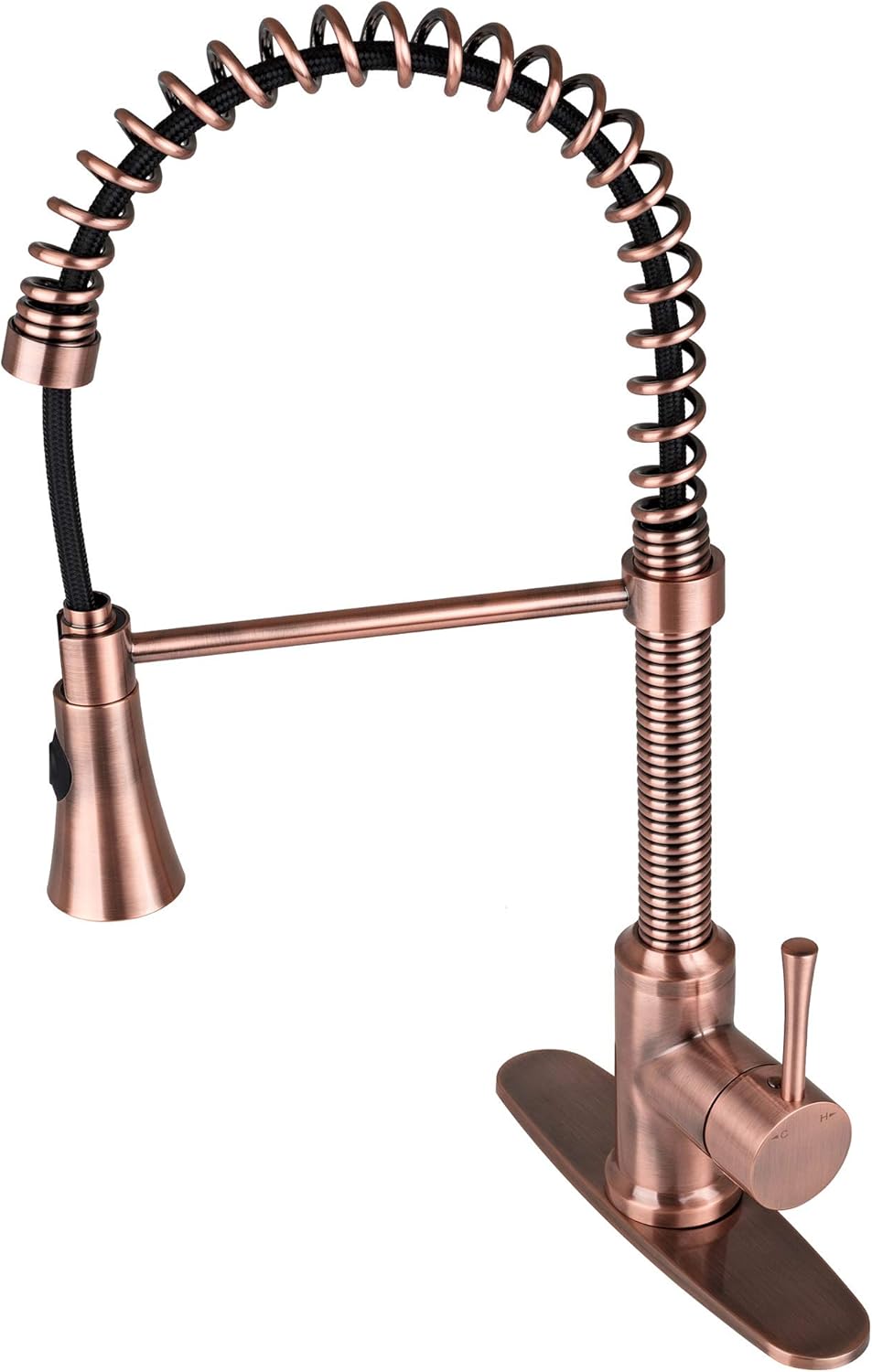 Top Brands Italia Antique Copper Residential Spring Faucet with Deckplate