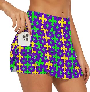 Womens Mini High Waisted Vintage Skirt Golf Athletic Vacation Skirts for Women