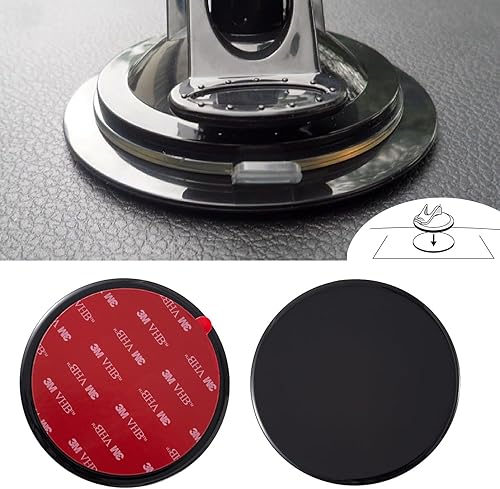 Miniatura 3 de 2 unidades de 3M VHB Adhesivo de 3M VHB Disco de Montaje para Ventosa Soporte de Teléfono y Garmin GPS Soporte de Succión Dash Cam Stick On