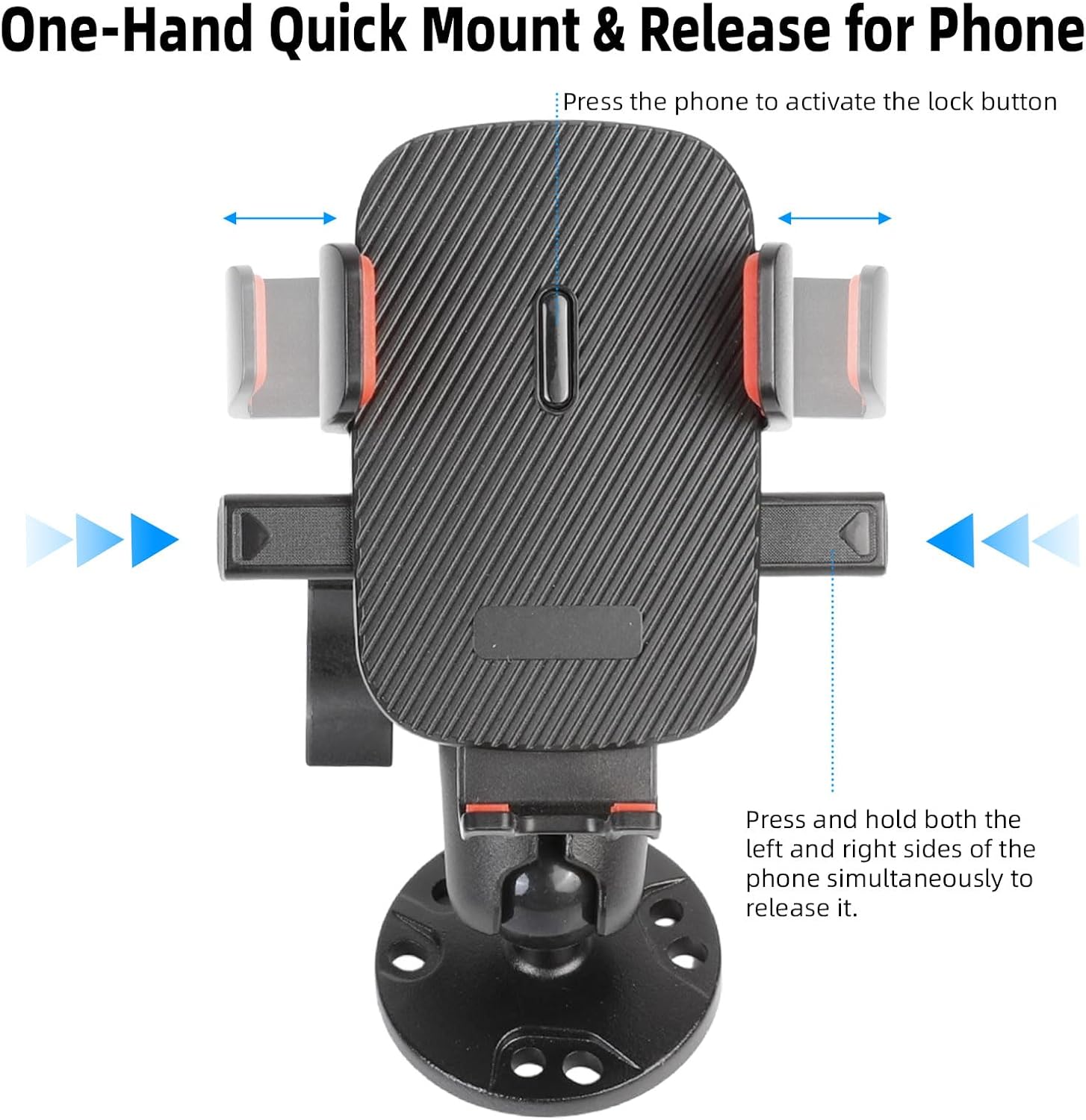 xik 1" Ball Phone Holder Mount for Car/Boat/Kayak/Truck Dashboard image 5