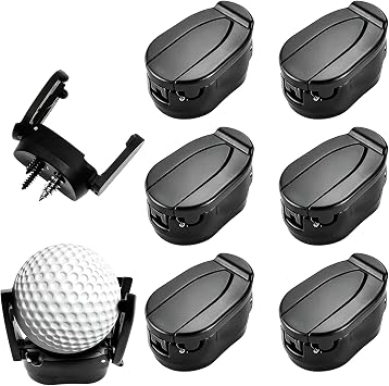6Pack Golf Ball Picker Upper for Putter,Portable Golf Ball Grabber Claw