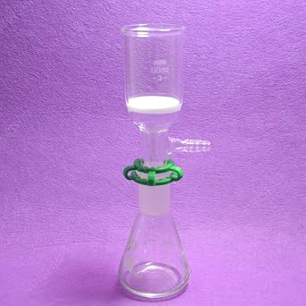 Glassware 100ML Filtration Set[Erlenmeyer Flask+Filter Funnel3#],Lab Glassware Set