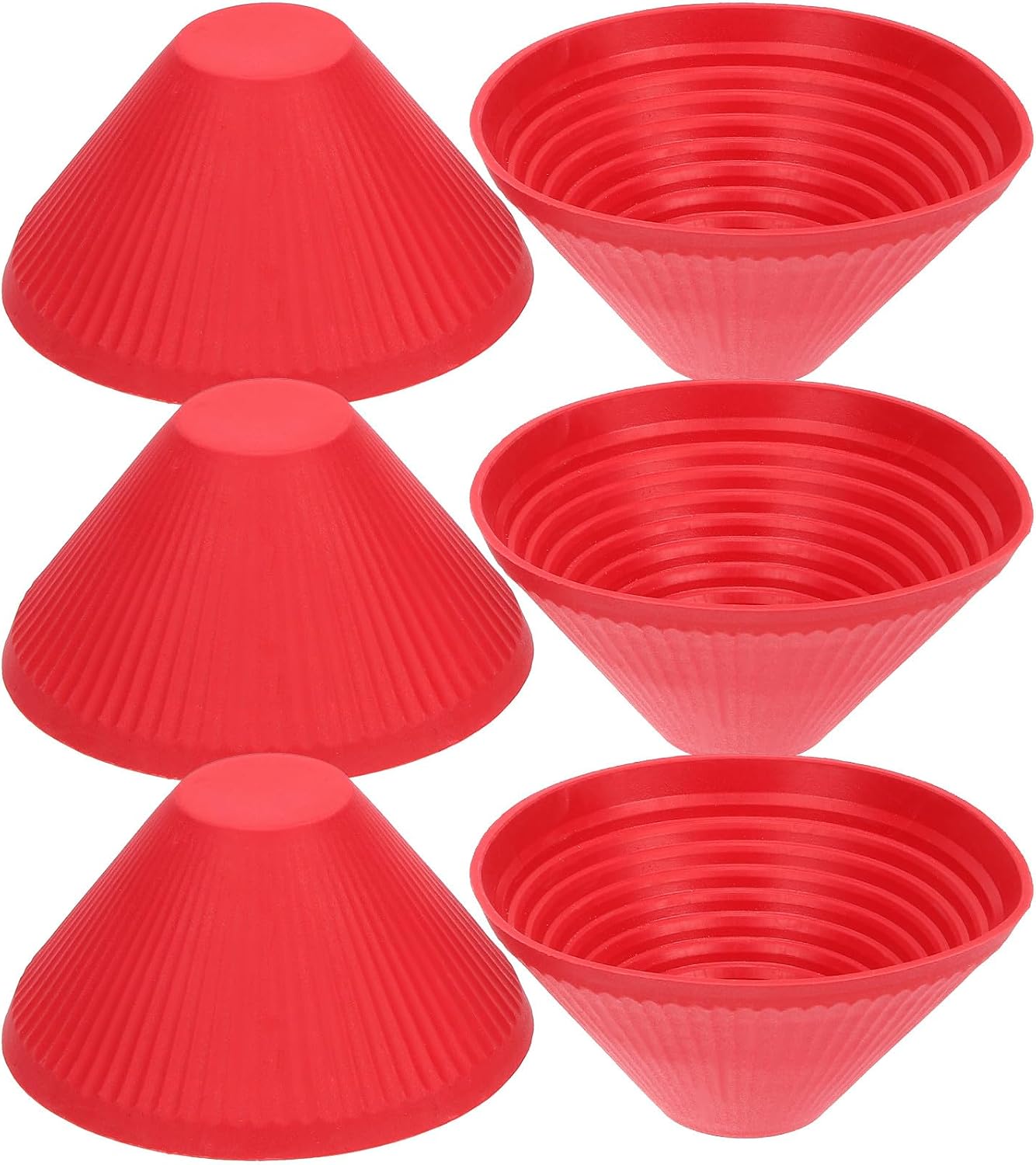 6pcs Rubber Jar Gripper Pads Non-slip Silicone Bottle Opener Set Heat-resistant Kitchen Gadget for Easy Lid Opening and Multi-purpose Use