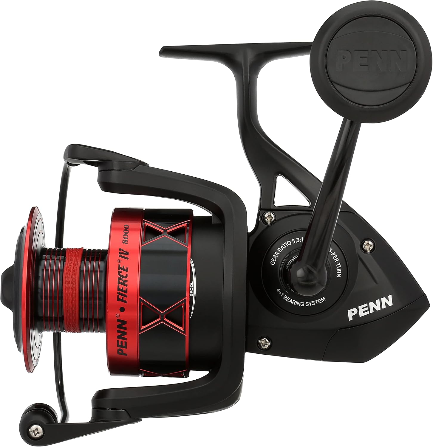 PENN Fierce IV Spinning, Fishing Reel, Spinning Reels, Sea, Inshore Fishing, Versatile Sea Fishing for Boat Kayak, Shore - Image 4