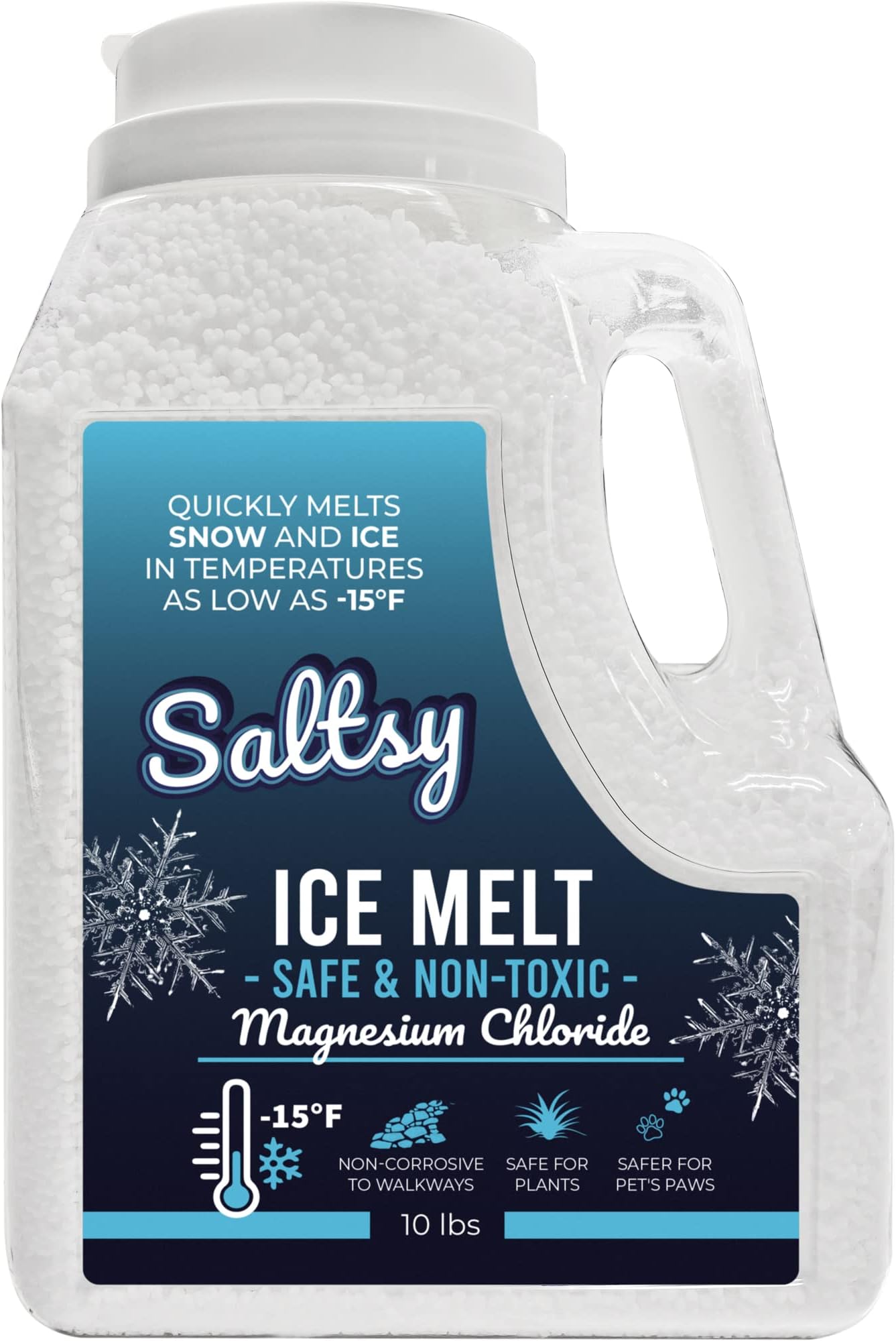 Diamond Crystal SNOPaws Snow and Ice Melter Calcium Chloride & SaltFree Pet