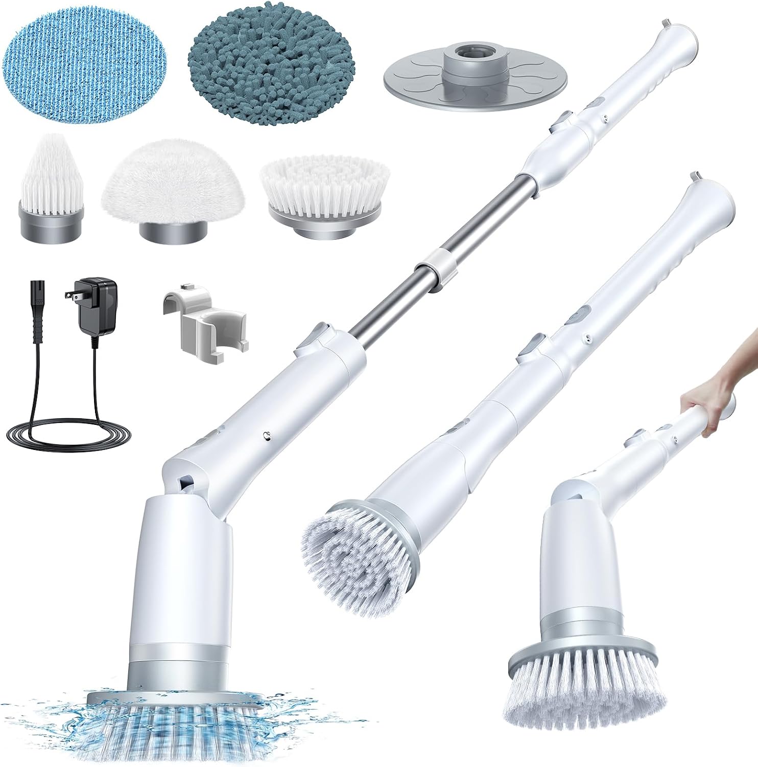 LABIGO LA3 Pro Cordless Electric Spin Scrubber with Extension Arm