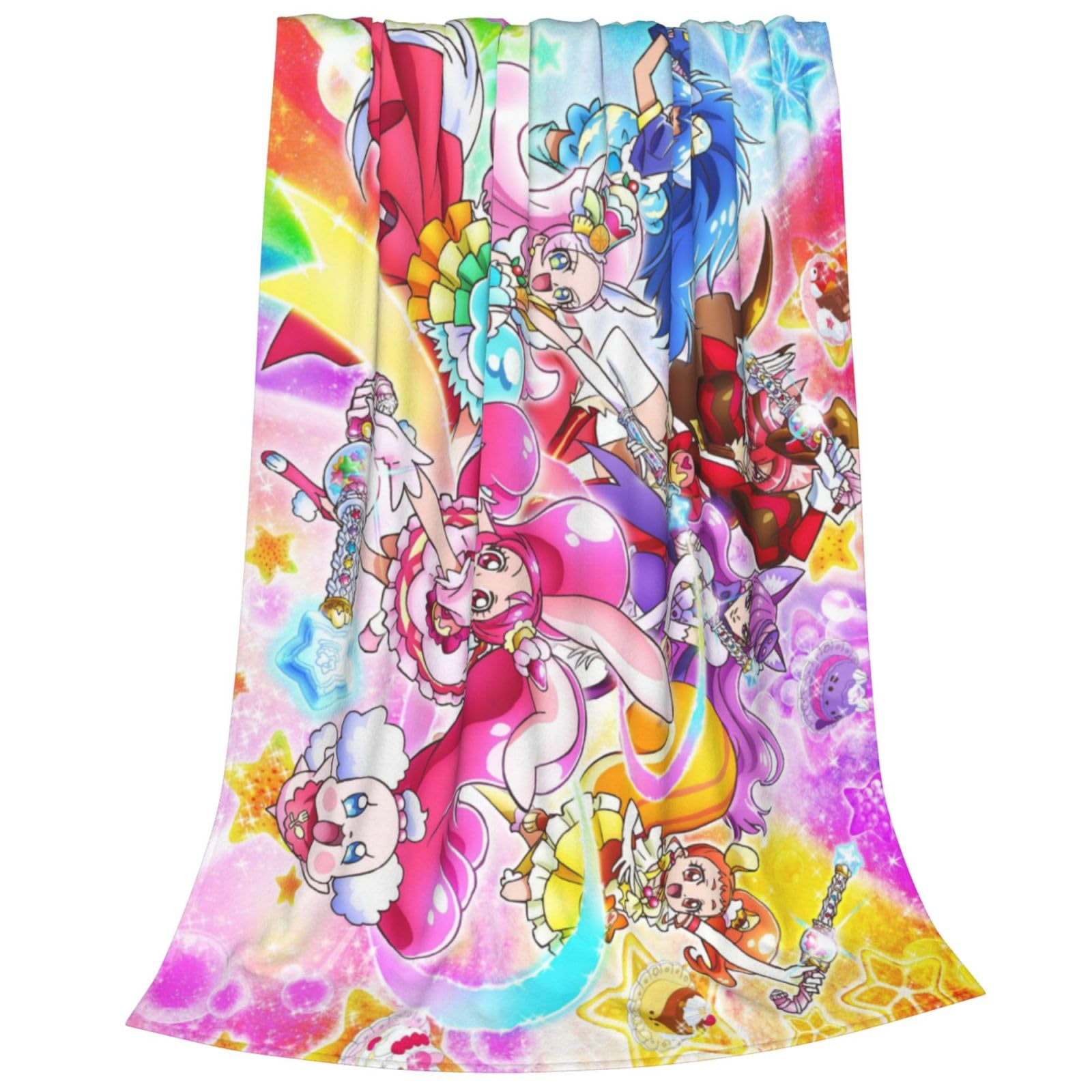 Amazon｜プリキュア 毛布 シングル ブランケット 夏用 ふわふわ 暖かい