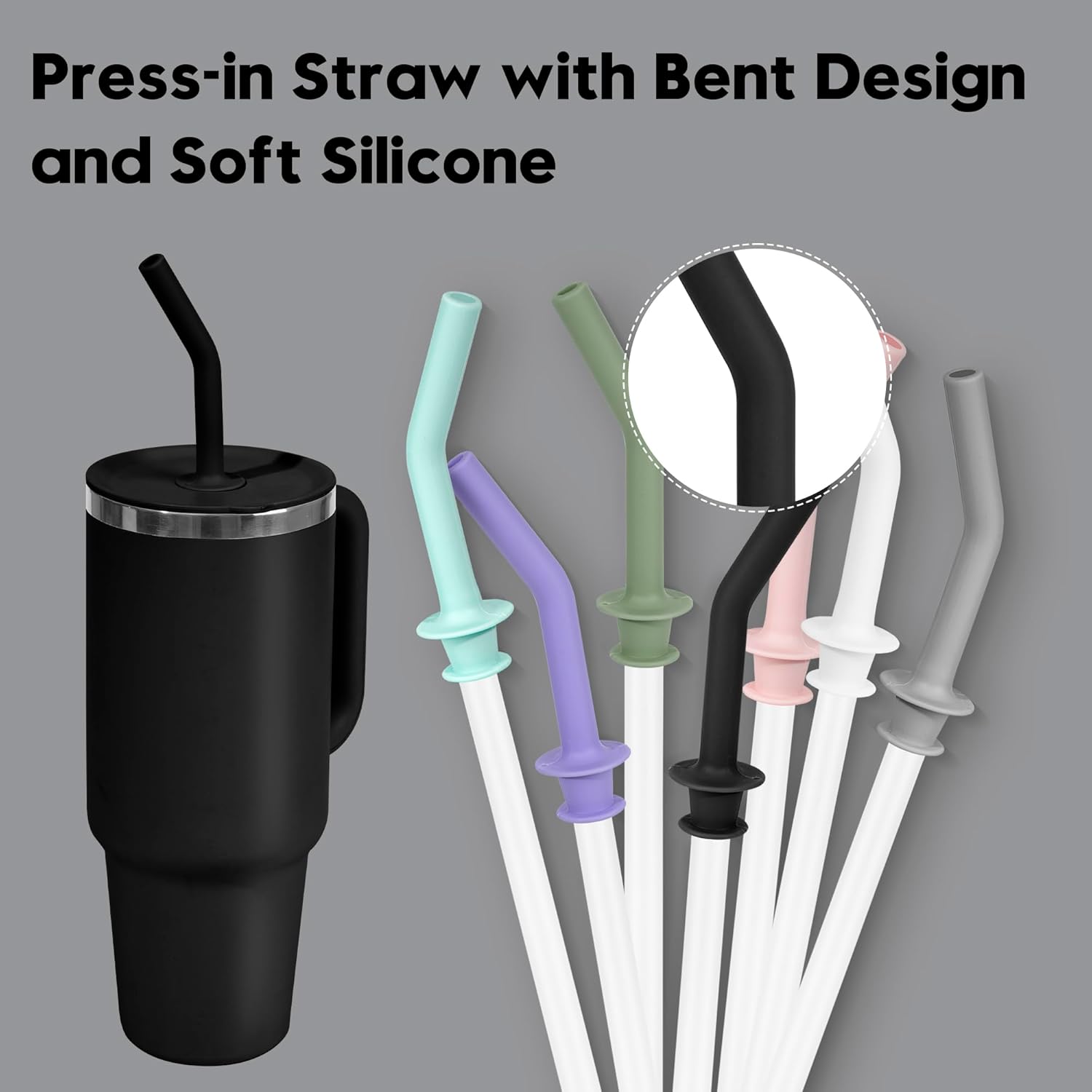 3 PCS Detachable Press In Straw for Hydroflask, Accessories for Hydro Flask Tumbler, Straw Replacement for 40 oz tumbler, for Hydroflask 20/28/32 oz - Image 5