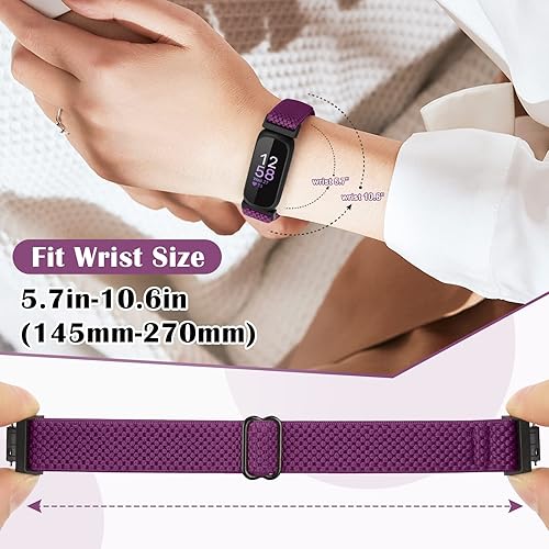 Miniatura 6 de Bcuckood Compatible con Fitbit Inspire 3Inpsire 2InspireInpsire HRAce 2Ace 3 bandas, pulsera elástica ajustable de repuesto para mujeres, hombres,