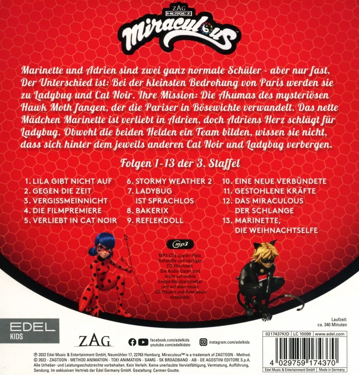 Image secondaire de Miraculous Ladybug - Saison 3, Épisodes 1 à 13 en MP3