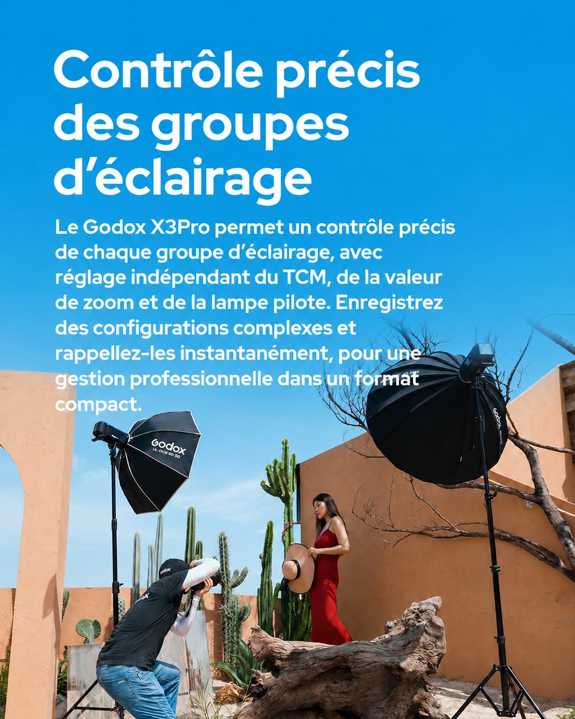 Godox X3 Pro-S X3Pro S TTL Déclencheur Flash sans Fil pour Sony,Contrôle par App Bluetooth & Déclenchement à Distance, 2.4GHz HSS TCM Modes Système X avec Écran Tactile, Version Améliorée du X3-S.