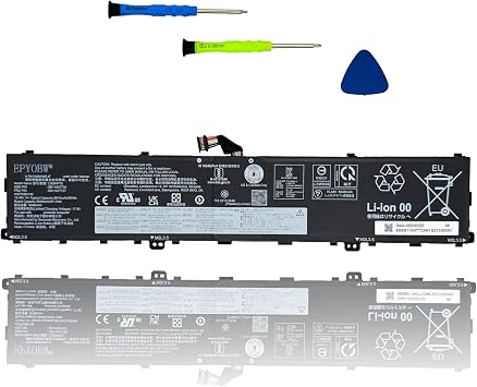 L20D4P75 L20M4P75 Battery 90Wh 15.48V Compatible with Lenovo ThinkPad P1 Gen 4 / ThinkPad P1 Gen 5 / ThinkPad P1 Gen 6 / ThinkPad X1 Extreme 4th Gen/ThinkPad X1 Extreme Gen 5 Series