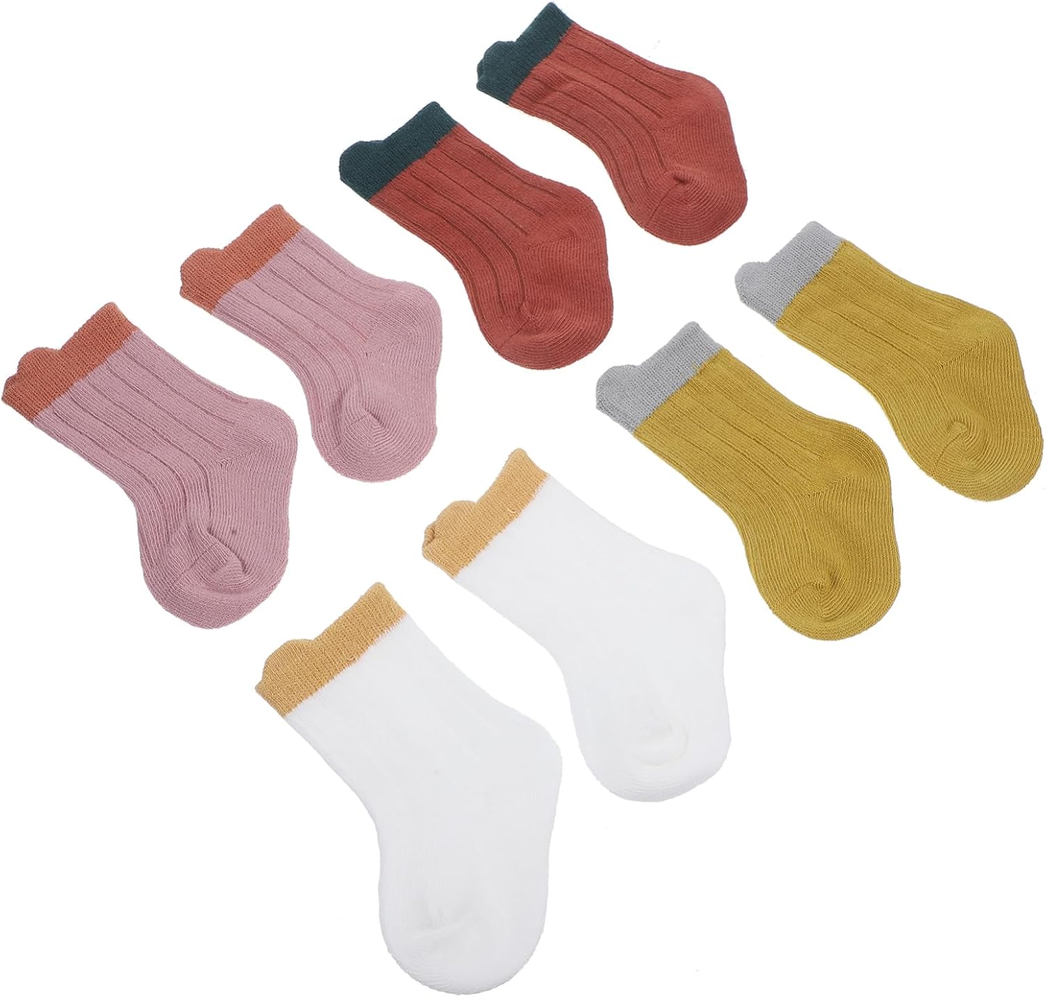 4pairs Cute Cotton Ankle Socks for Boys and Girls Breathable Short Socks for Boys and Girls for Toddlers Months Comfortable and Versatile for All Seasons