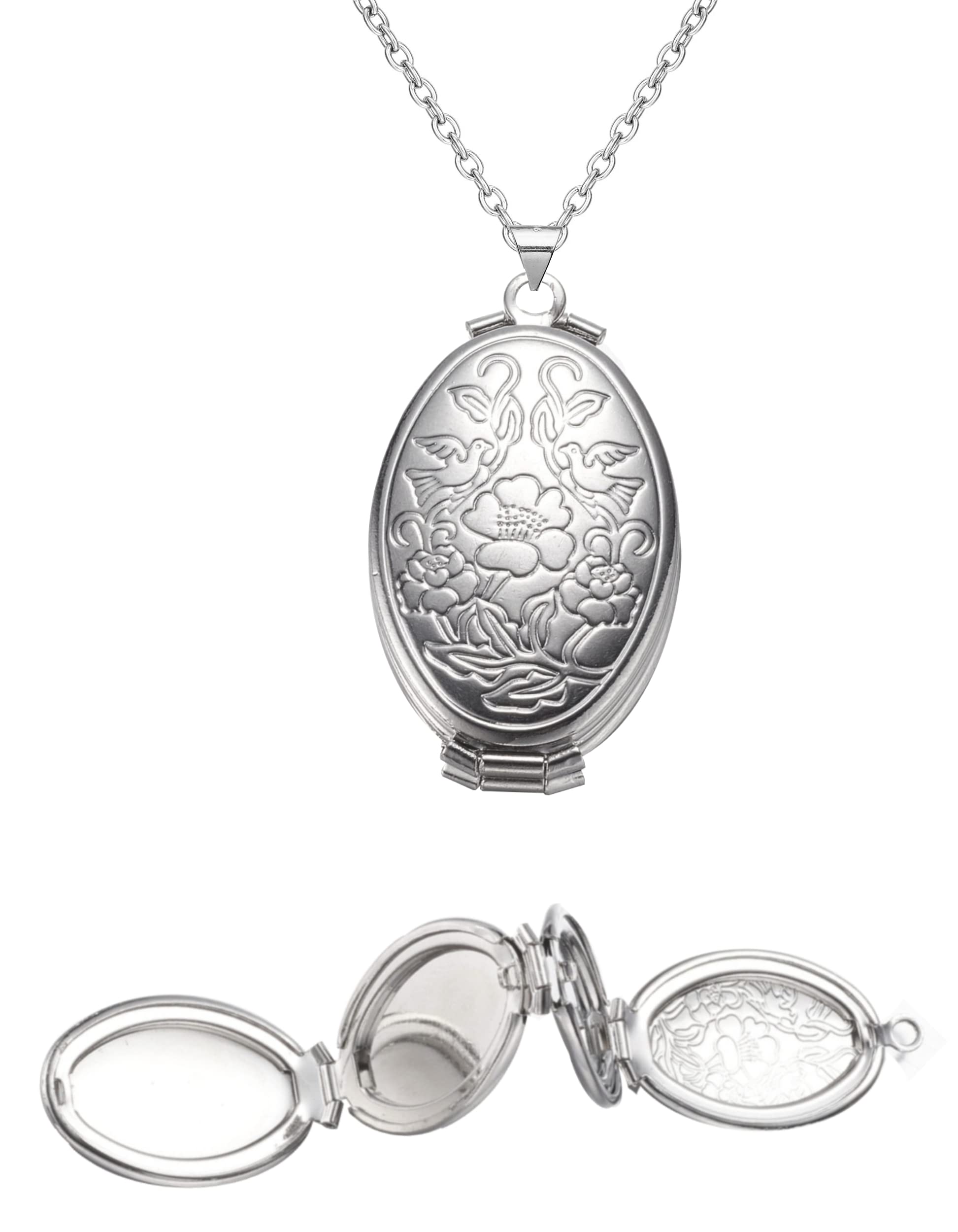 See full amazon price history chart for Via Mazzini Expandable Silver Plated Oval Photo Memory Locket Pendant Necklace With Chain Valentines Birthday Anniversary Gift For Women And Girls (NK0985) 1 Piece Only Via Mazzini Expandable Silver Plated Oval Photo Memory Locket Pendant Necklace With Chain Valentines Birthday Anniversary Gift For Women And Girls (NK0985) 1 Piece Only (B0B77DS6JT) Amazon Price History, Amazon Price Tracker