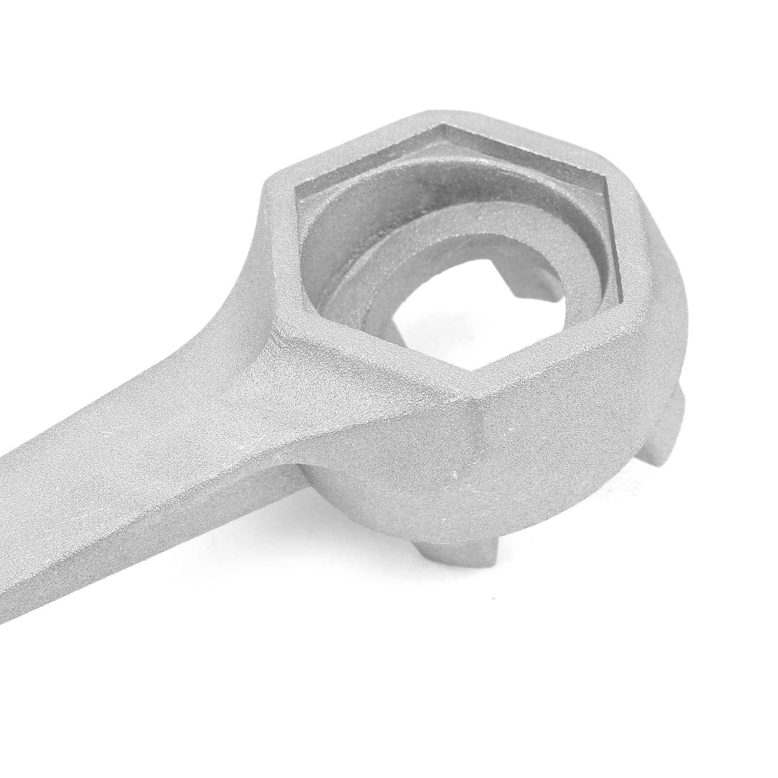 FTVOGUE Llave de Aluminio para Tambor, Abridor Universal, Compatible con Tapones de 38L, 57L, 76L, 114L, 208L