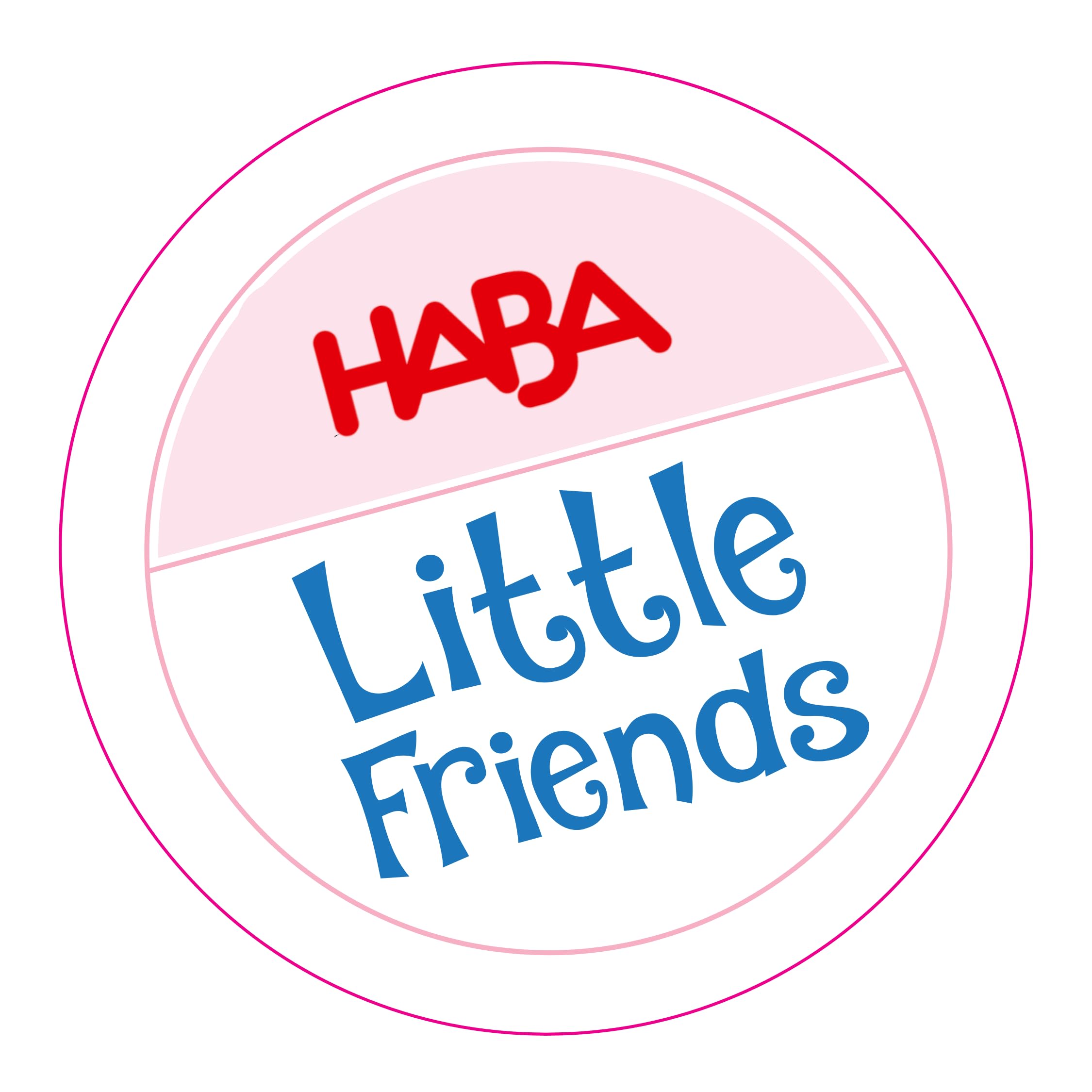 HABA Little Friends Polar Bear Cub - 1.75 Inch Chunky Plastic Animal Toy Figure