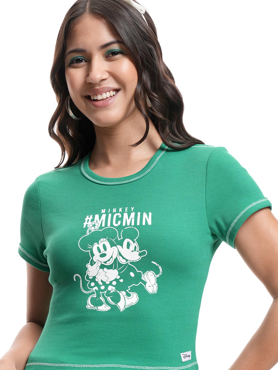 Tokyo Talkies Women's Cartoon Regular Fit T-Shirt in neutral
