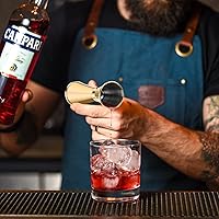 Vista 4 de Jigger para coctelería, Briout Jigger doble de cóctel japonés premium de acero inoxidable grado alimenticio 304, 2 oz 1 oz con mediciones