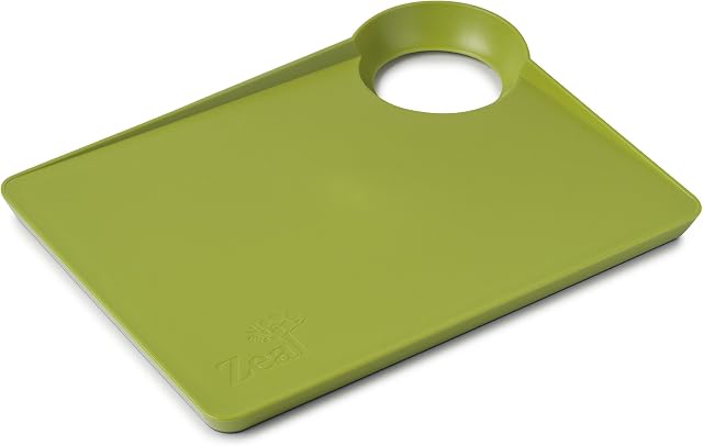 Zeal L300 " Nutriboard Kitchen Chopping Board with Non-Slip Base, Lime Green, 33.5 x 25.5 x 3 cm