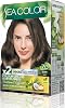 SEA COLOR Non-Ammonia, Vegan, Natural, Nourishing Permanent Hair Dye 100% White Closure (1 PACK 2 x 50 ml Dye & OXIDANT) (Brown 7.0)