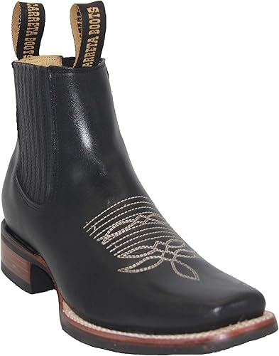 The Western Shops - Botas vaqueras de tobillo corto para hombre