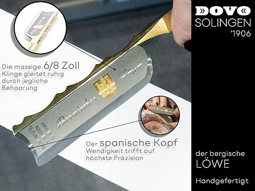 Miniatura 4 de DOVO Carbon Ebony Shave Ready Maquinilla de afeitar recta de acero sueco