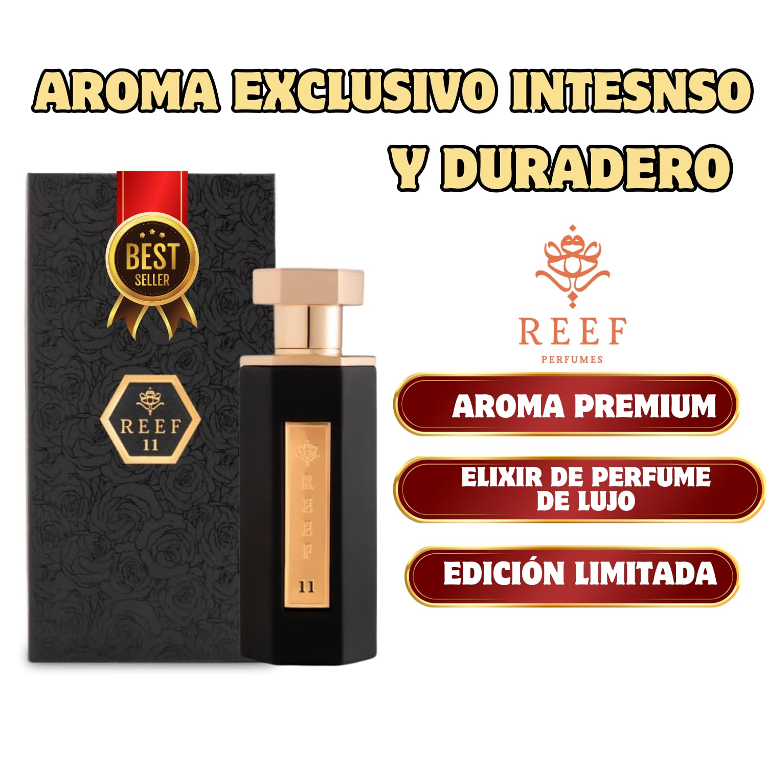 Reef 11 Perfume Árabe Reef Perfumes Árabes Elixir Perfume Reef 11 Oud De Parfum Arabian Extracto De Perfume De Dubai Original Fragancia De Lujo Unisex Perfume De Mujer Eau Perfume Para Hombre 100ml