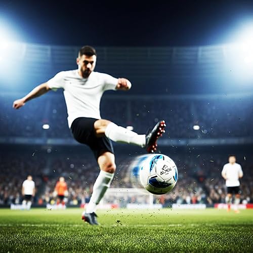 Miniatura 2 de Almos Flash Match - Balón de fútbol para club, ligas, entrenamiento, rendimiento de partidos, fútbol en interiores y exteriores, adecuado para